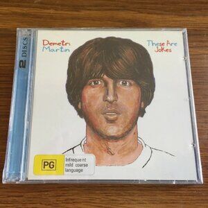 NEW These Are Jokes [PA] by Demetri Martin (CD, Sep-2006 Comedy Central Records)